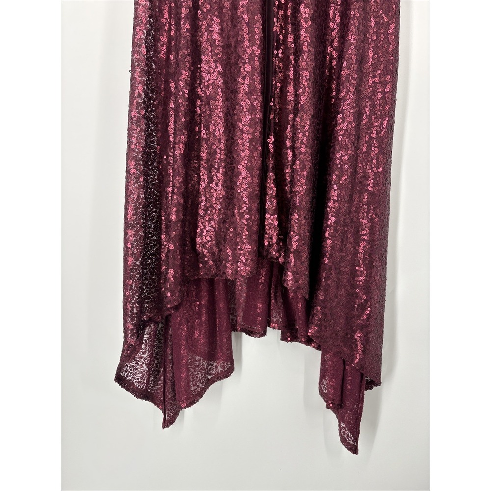 NWT Lane Bryant Burgundy Sequin Dress - Size 28 - Picture 5 of 10